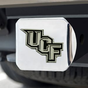 Fanmats Central Florida Knights Chrom Metall Hitch Cover mit Chrom Metall 3D Emblem