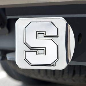 Fanmats Syracuse orange Chrom Metall Anhänglichkeit Abdeckung mit Chrom Metall 3D Emblem