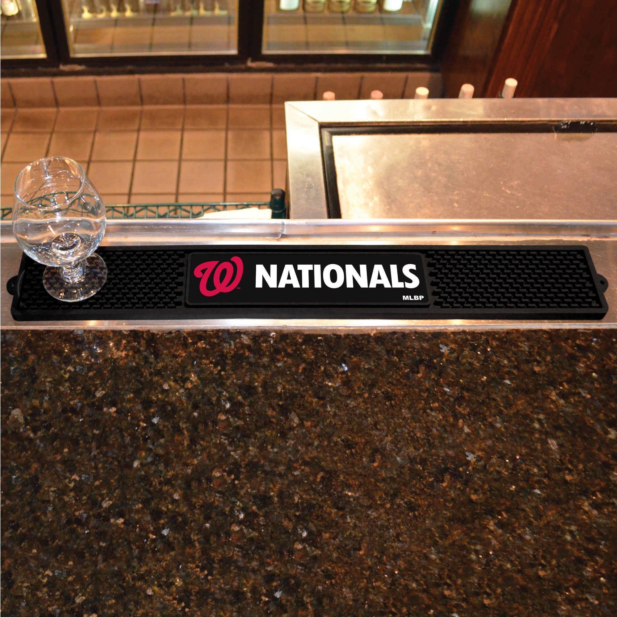 Fanmats Washington Nationals Bar Drink Mat – 3,25′′ x 24′′