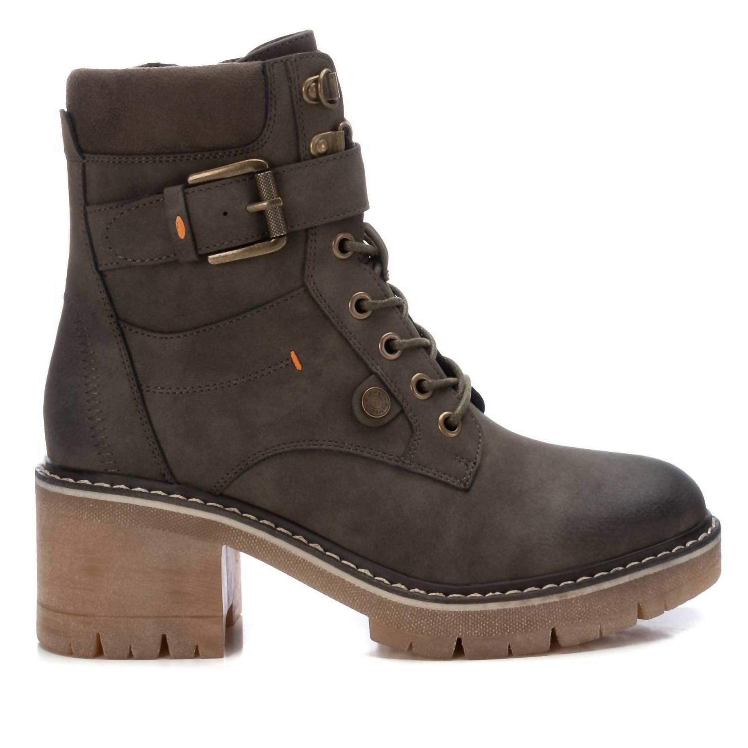 Damen-Kampfbooties in Kakhi