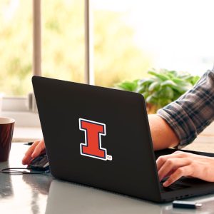 Fanmats Illinois Illini matter Aufkleber