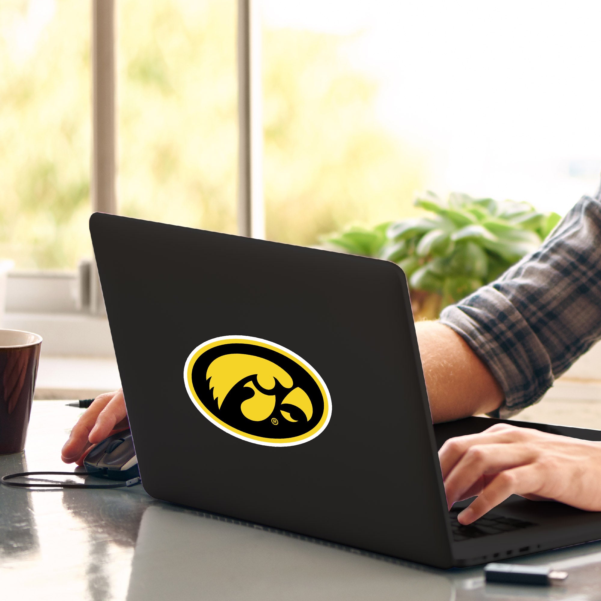 Fanmats Iowa Hawkeyes Matte Aufkleber
