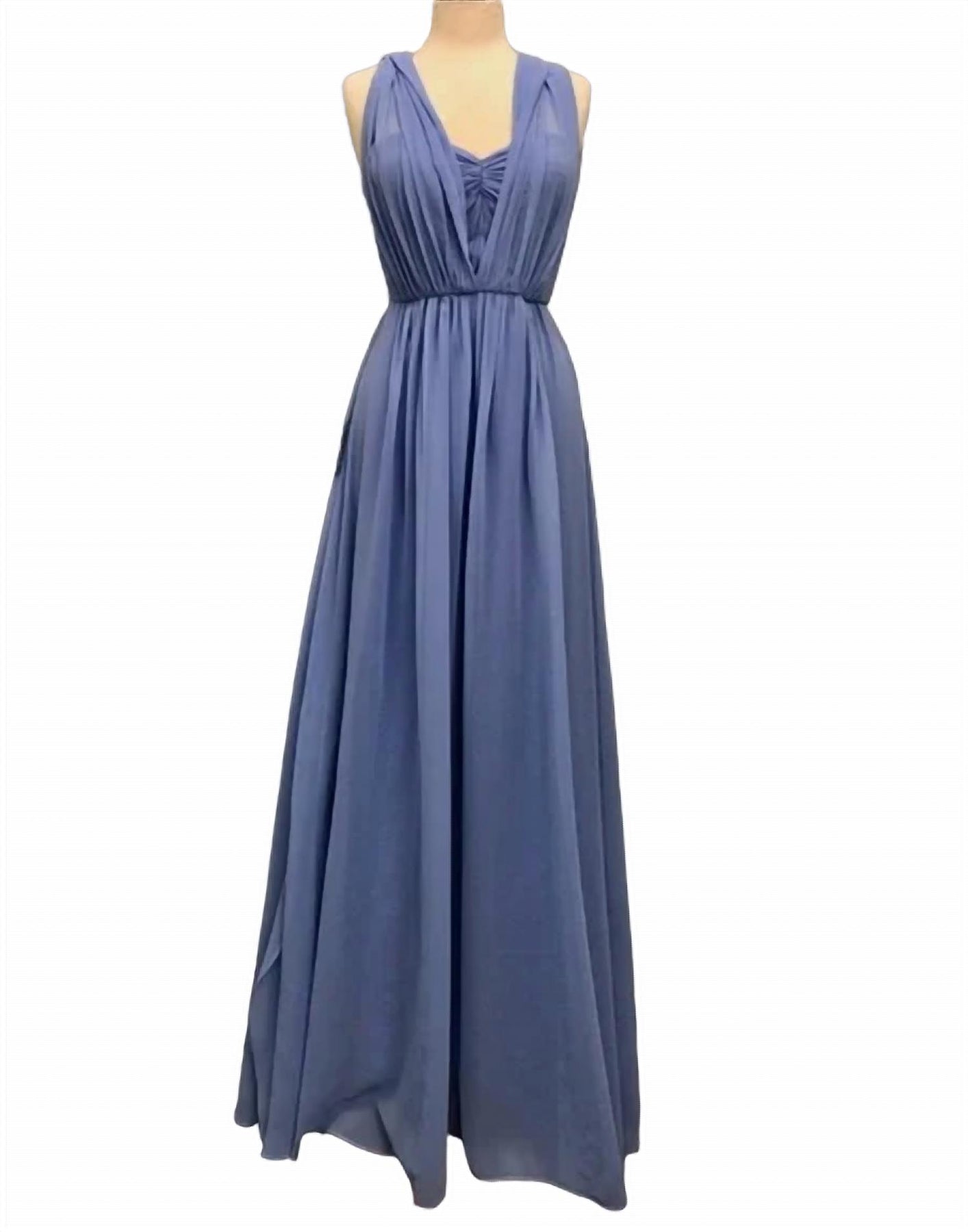 Langes Kleid in Schwarz