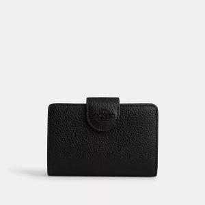 Coach Outlet Mittel Corner Brieftasche mit Reißverschluss