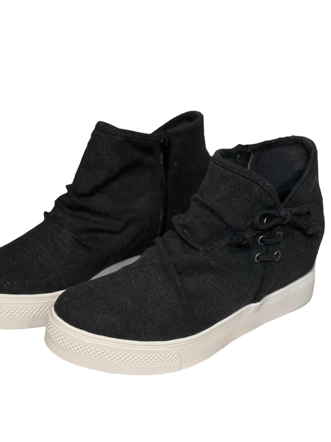 Damen Angela Wedge Bootie in Schwarz
