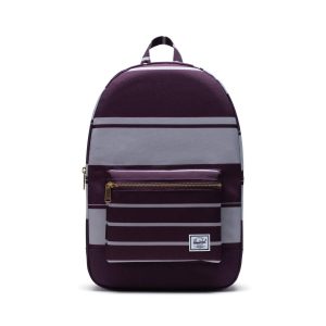 Settlement Rucksack in Prep Stripe Brombeere Wein