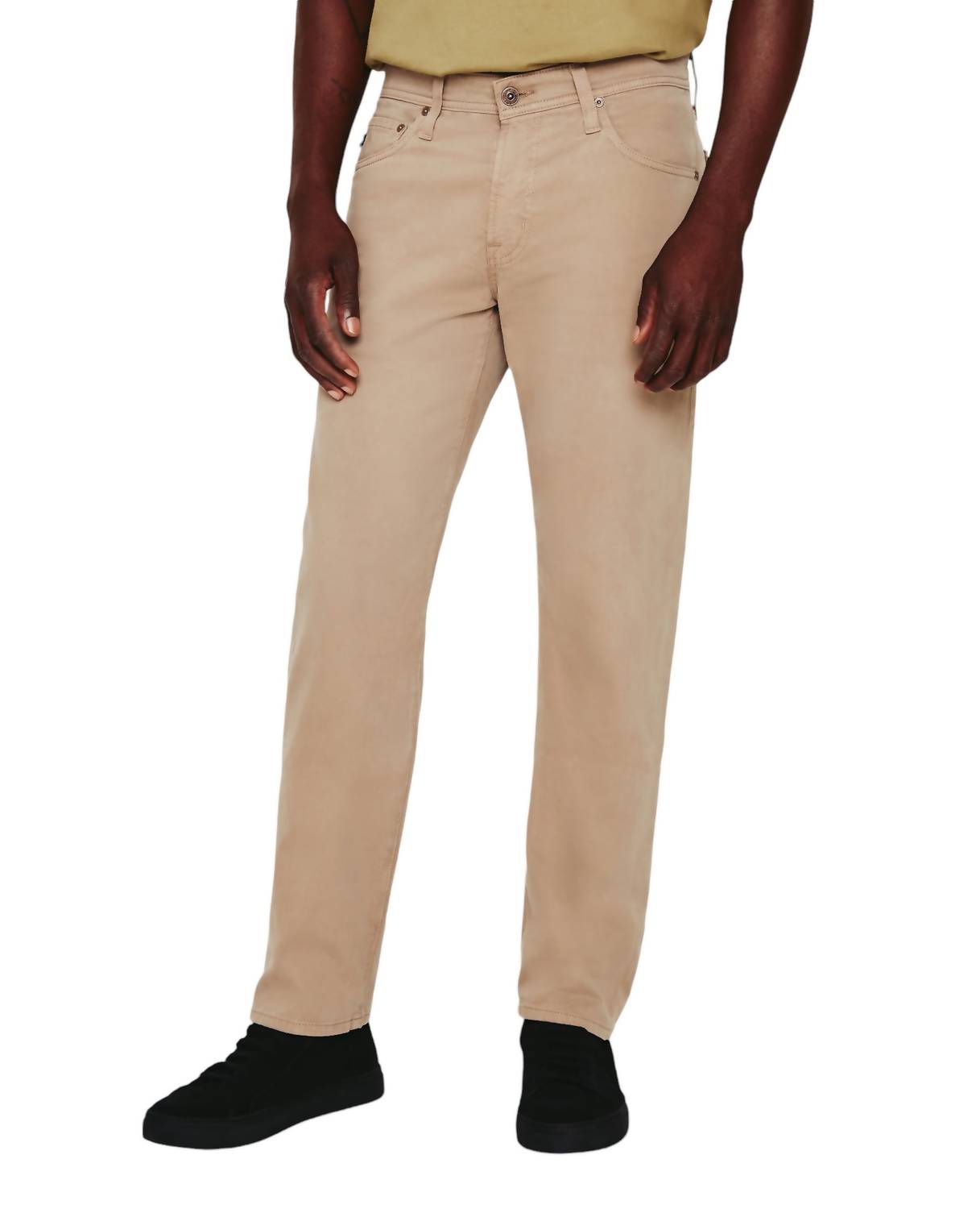Herren Slim gerades Bein Hose aus Seiden-Bambus