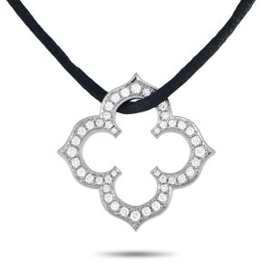 Cartier Hindu 18K Weißgold 0.60ct Diamant Halskette CA05 -101023