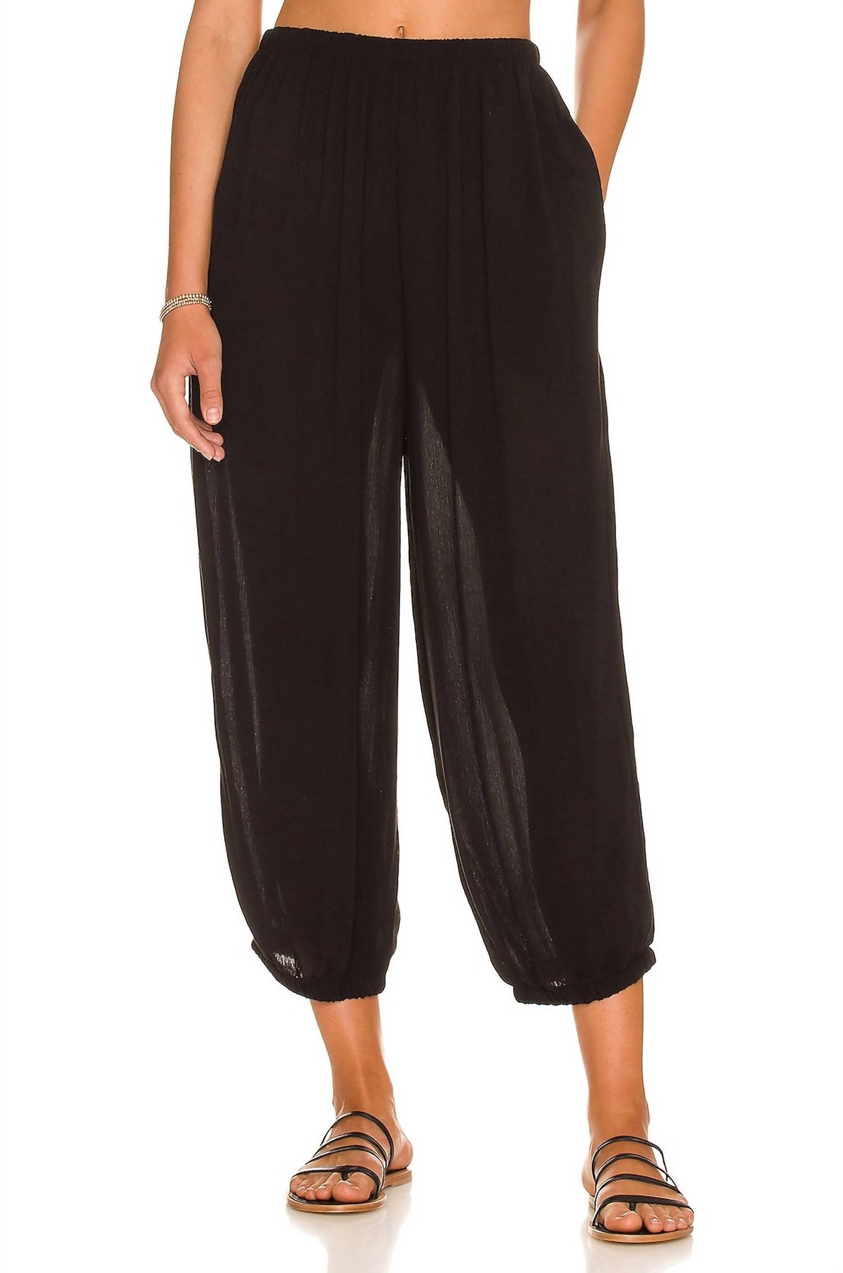 Havana Lounger Hosen in Schwarz