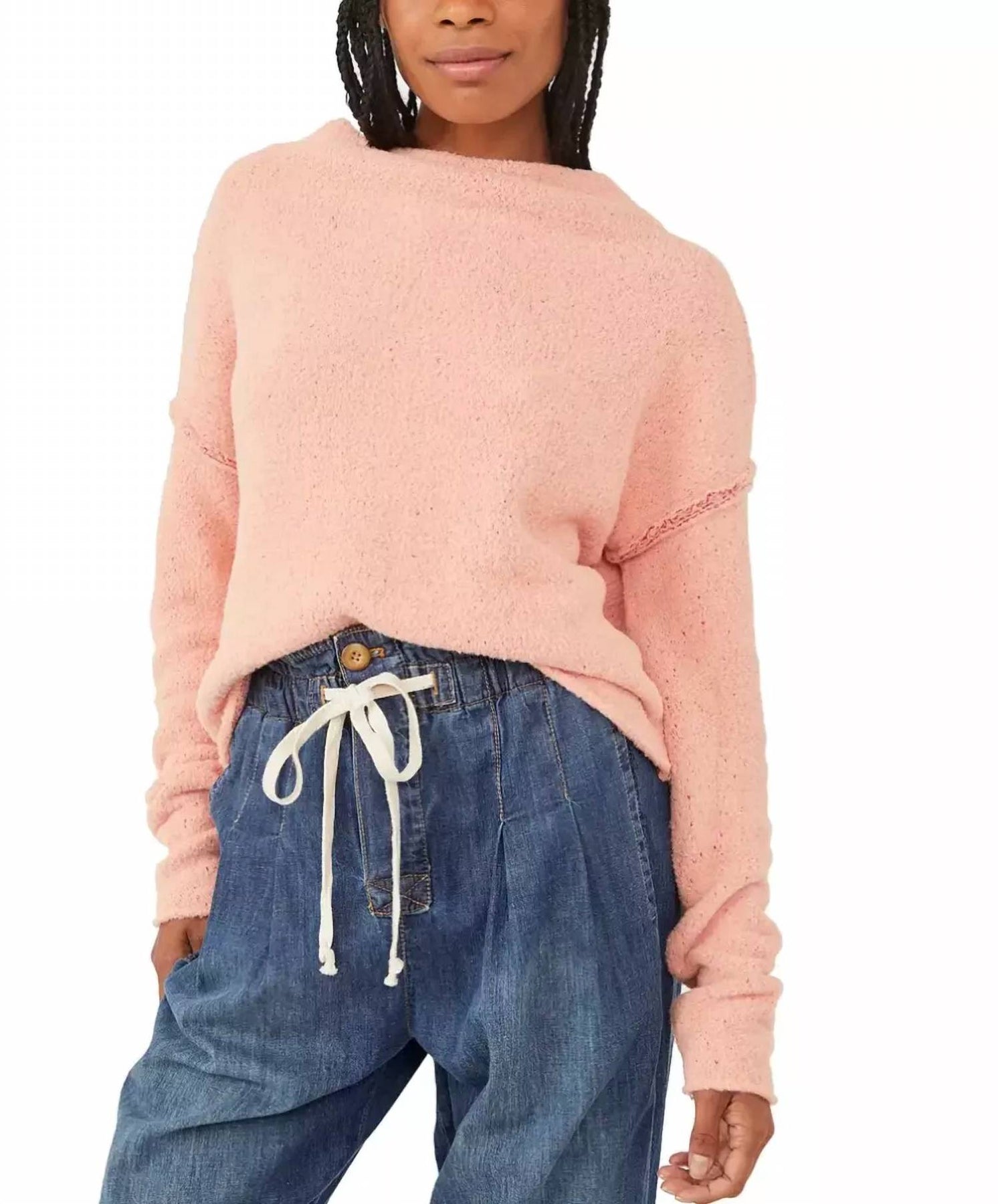 San Vicente Pullover in Kirsche Pfirsich Combo