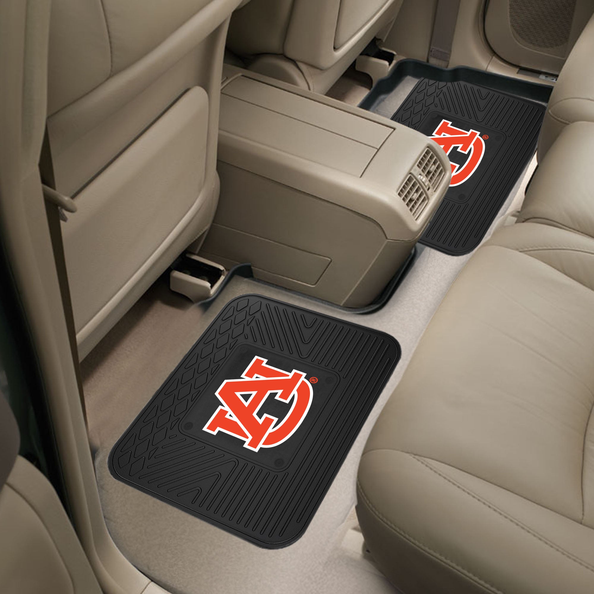 Fanmats Auburn Tigers Rücksitz Auto Utility Matten – 2 Stück Set