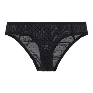 Samt Polka Dot Bikini Unterwäsche