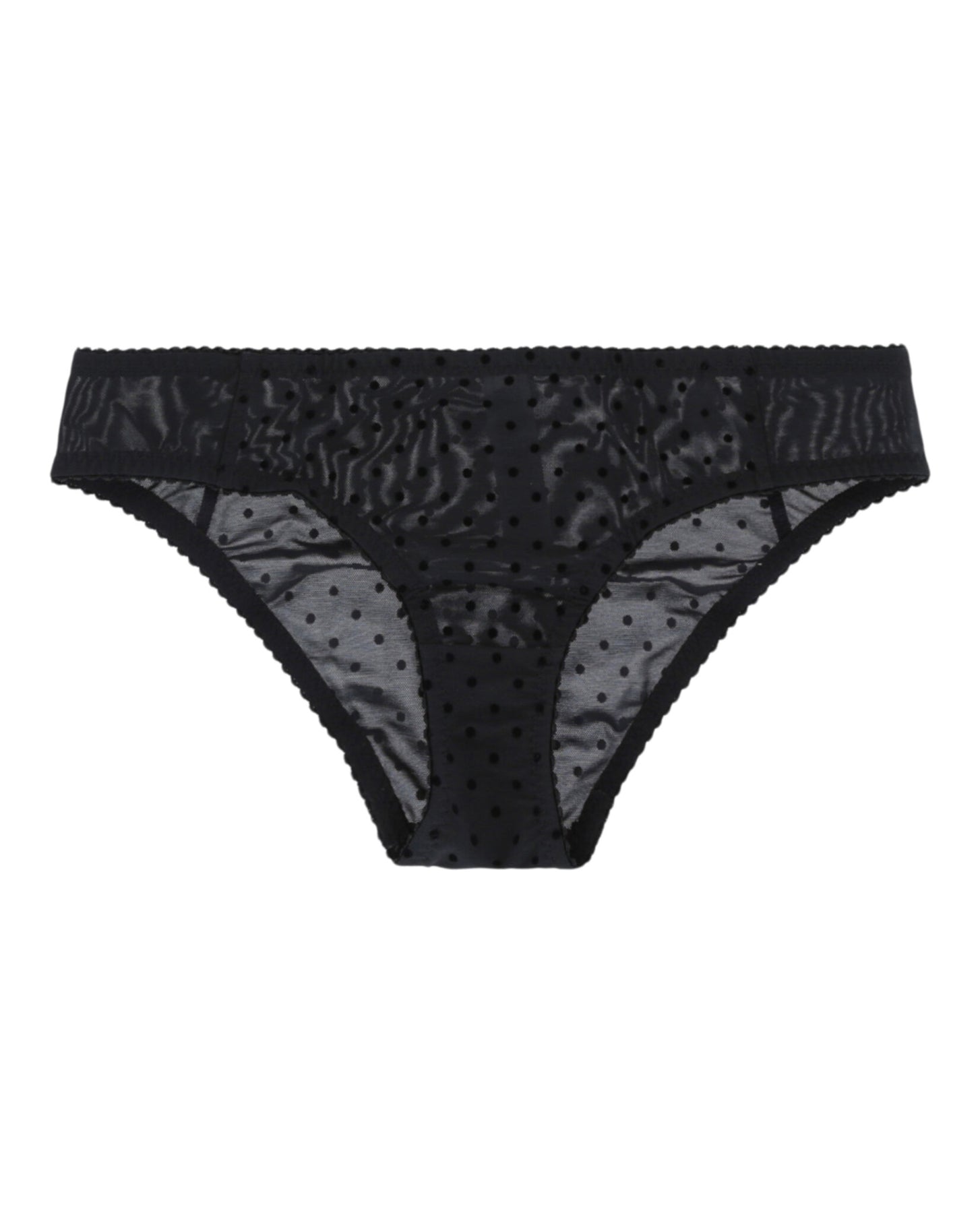Samt Polka Dot Bikini Unterwäsche