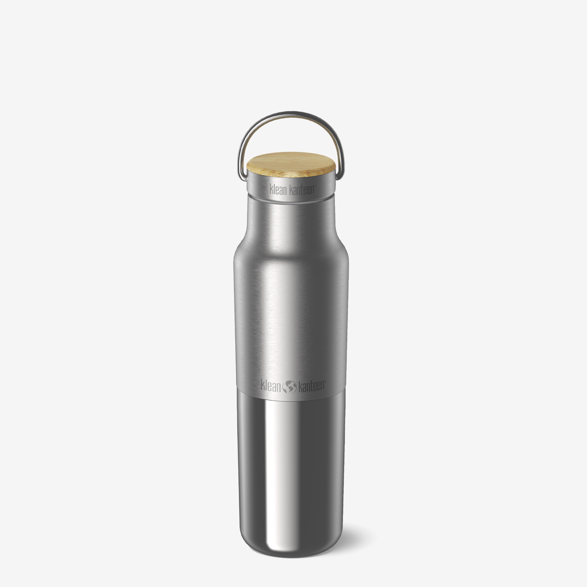 Klean Kanteen 12oz Rise Reflect mit Bambus-Kappe