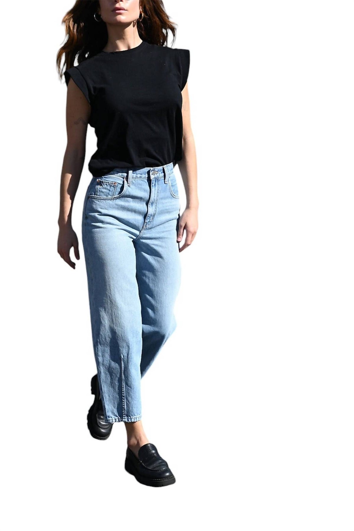 Iris Entspannte Taper Jeans In Arcadia