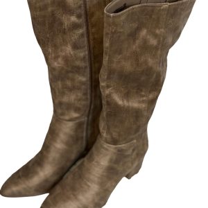 Unendlicher Stiefel für Damen in Taupe