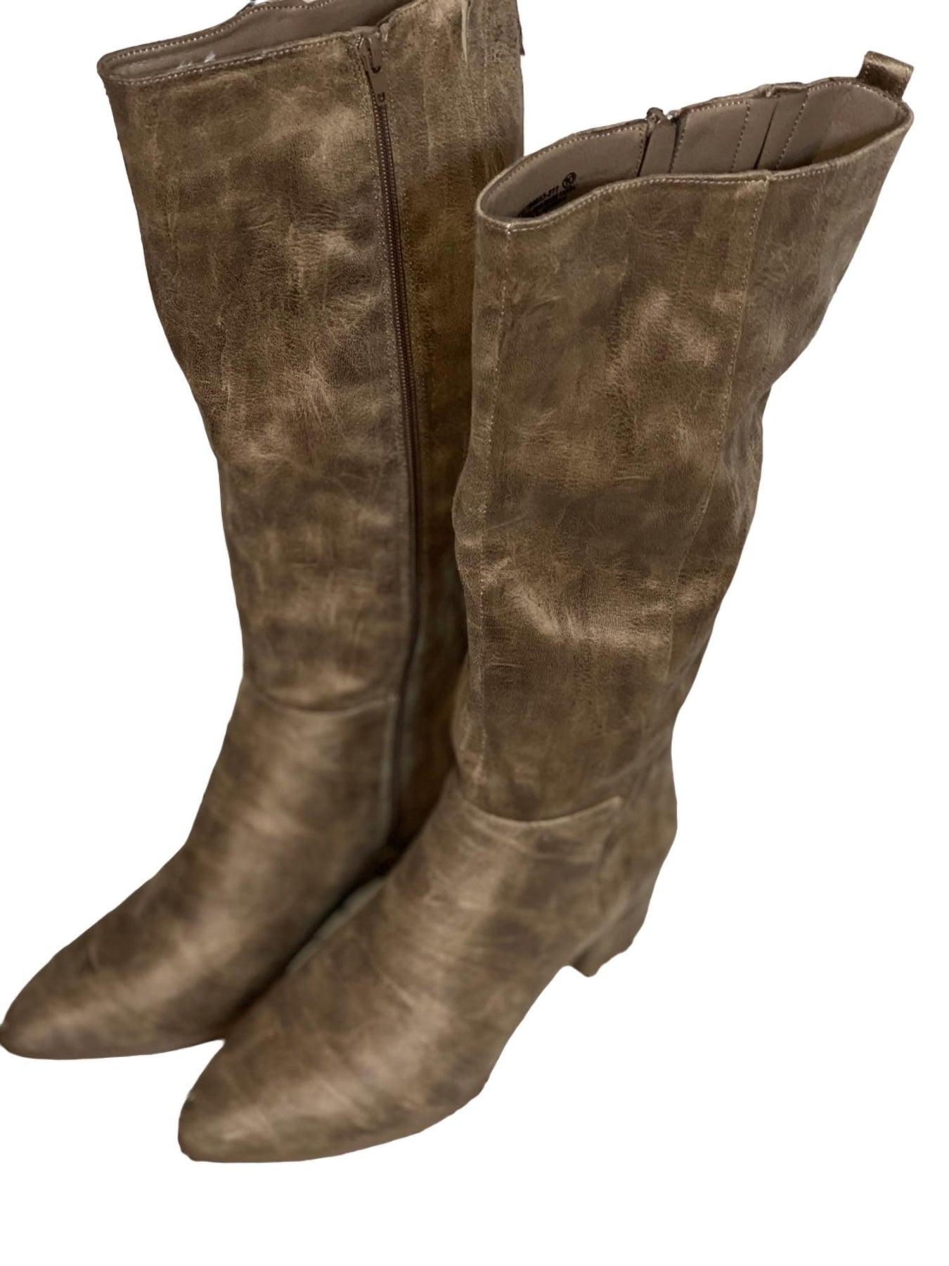 Unendlicher Stiefel für Damen in Taupe