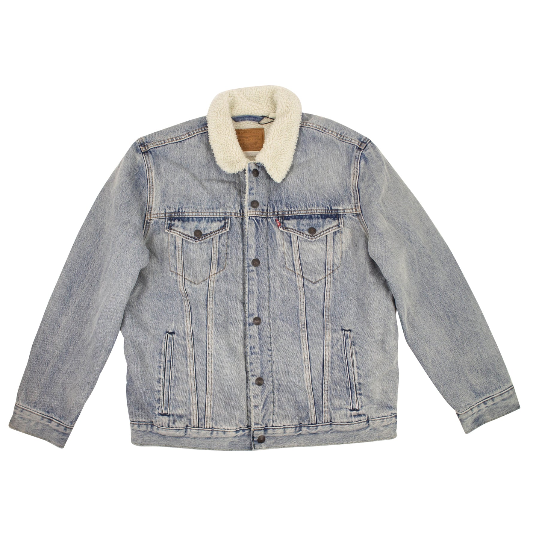 Levi’S Type Iii Sherpa Trucker Jacke – Blau verwaschen