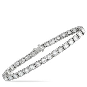 LB Exclusive Platinum 6.0ct Diamond Armband -012224 – MF23