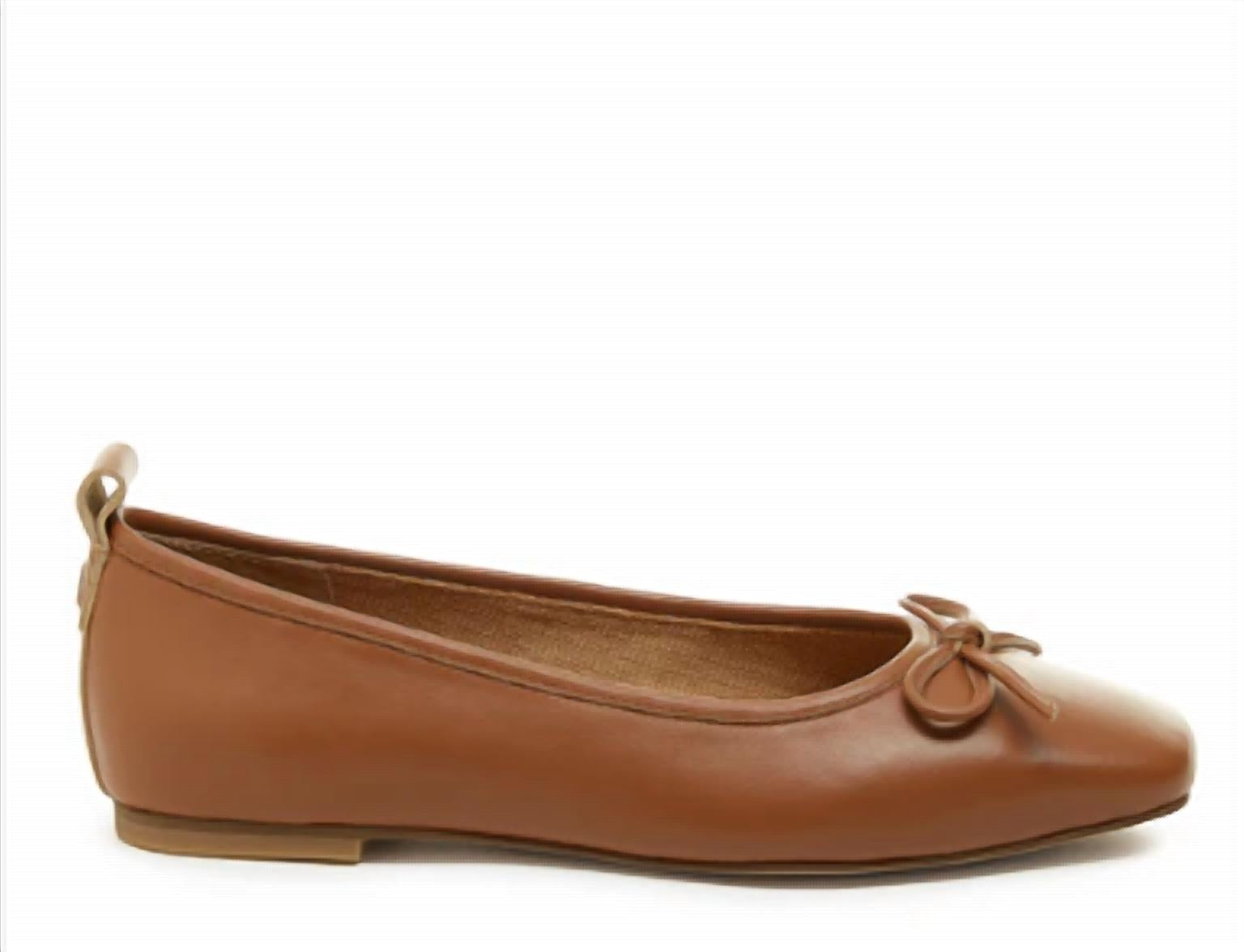 Frankie Hellbraun Ballet Flat In Lebkuchen