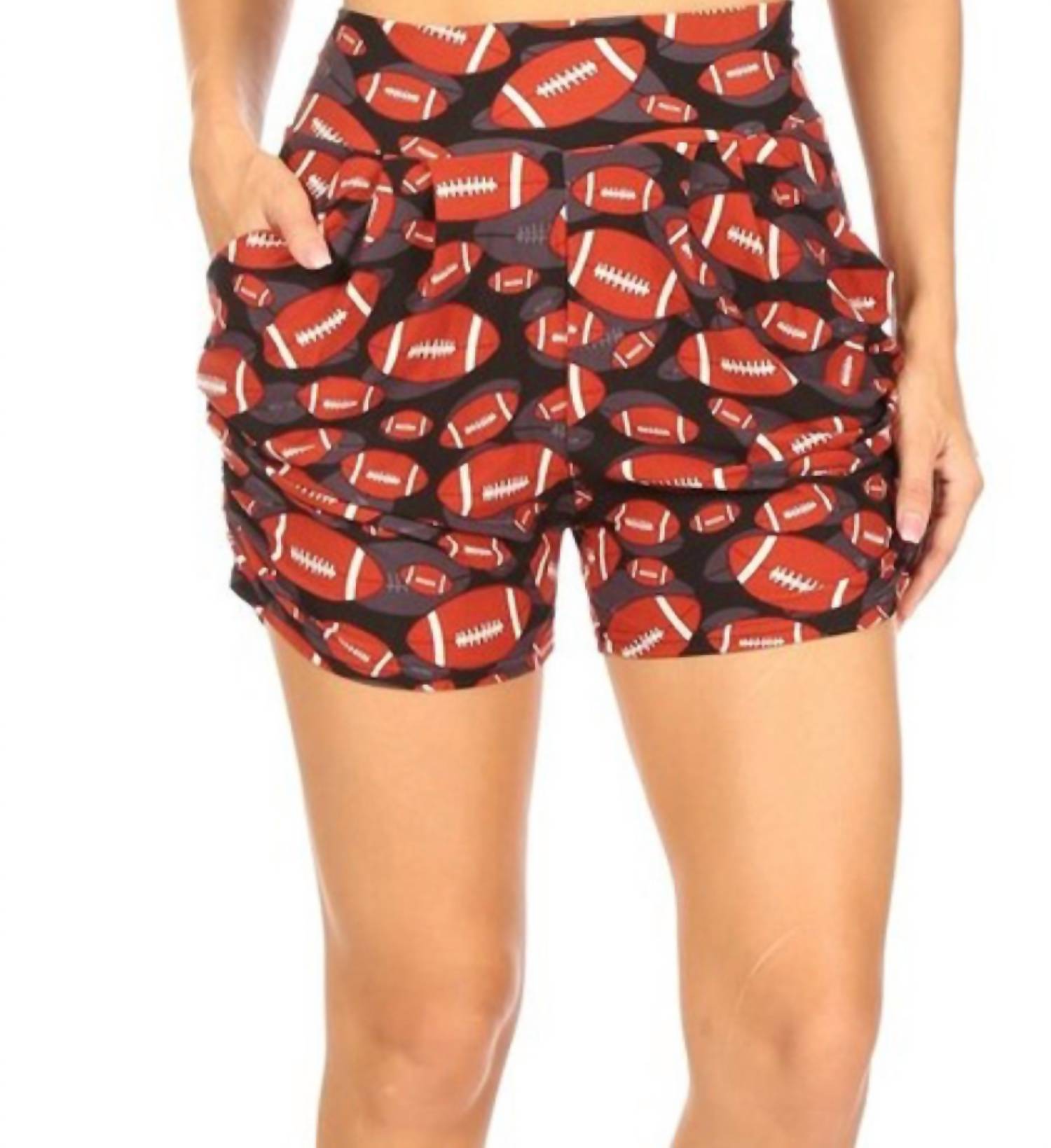 Damen Lounge Shorts mit Taschen im Fußball