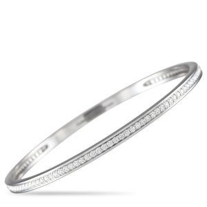 Cartier 18K Weißgold 2.50ct Diamant Ewigkeit Armband CA06 -012224