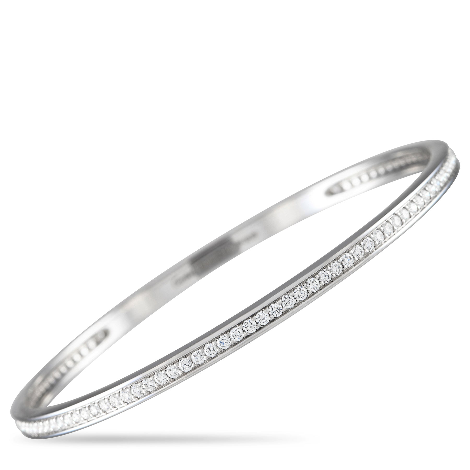 Cartier 18K Weißgold 2.50ct Diamant Ewigkeit Armband CA06 -012224