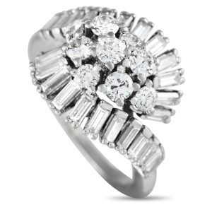 LB Exclusive Platinum 1.50ct Diamond ring -021324 – MF02
