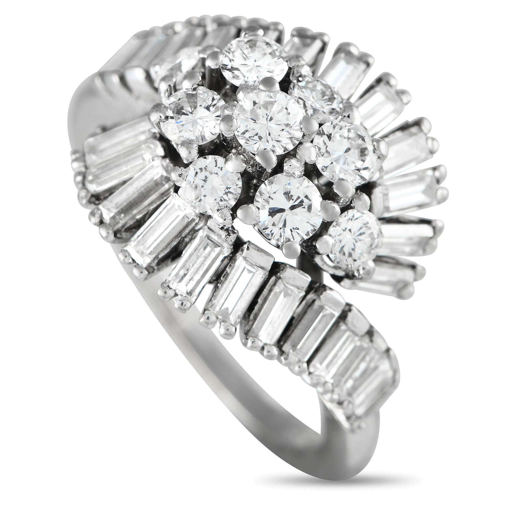LB Exclusive Platin 1.50ct Diamantring MF02 -021324