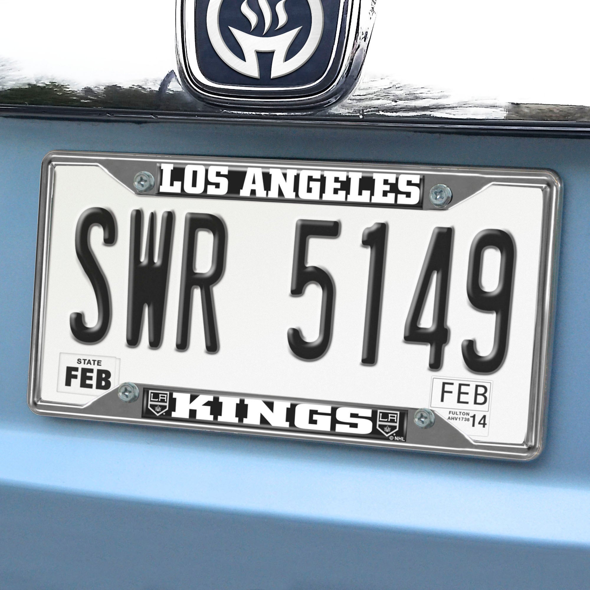 Fanmats Los Angeles Kings Chrom Metall Nummernschild Rahmen, 6,25′′ x 12,25′′