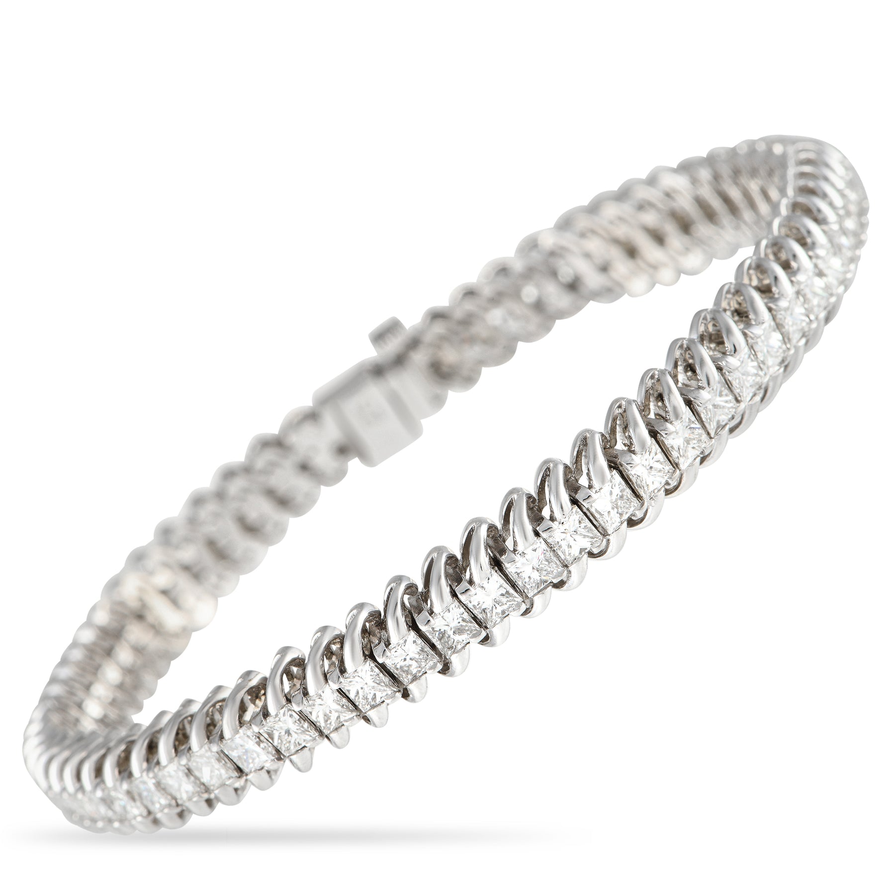LB Exclusive 14K Weißgold 7.0ct Diamant Armband MF04 -021424