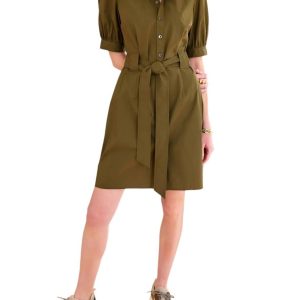 Piper Minikleid aus Oliven 7832150212668