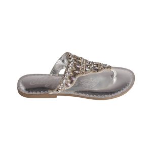 Damen lieben u Sandalen in Silber 7803894431804