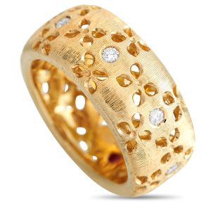 Roberto Coin 18K Gelbgold 0,20ct Diamantgranada Ring -021424 – RC11