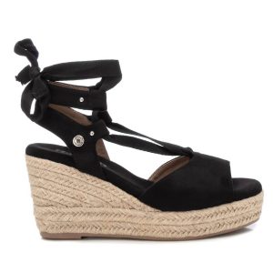 Damen Keil Sandalen in schwarz 7703582834748