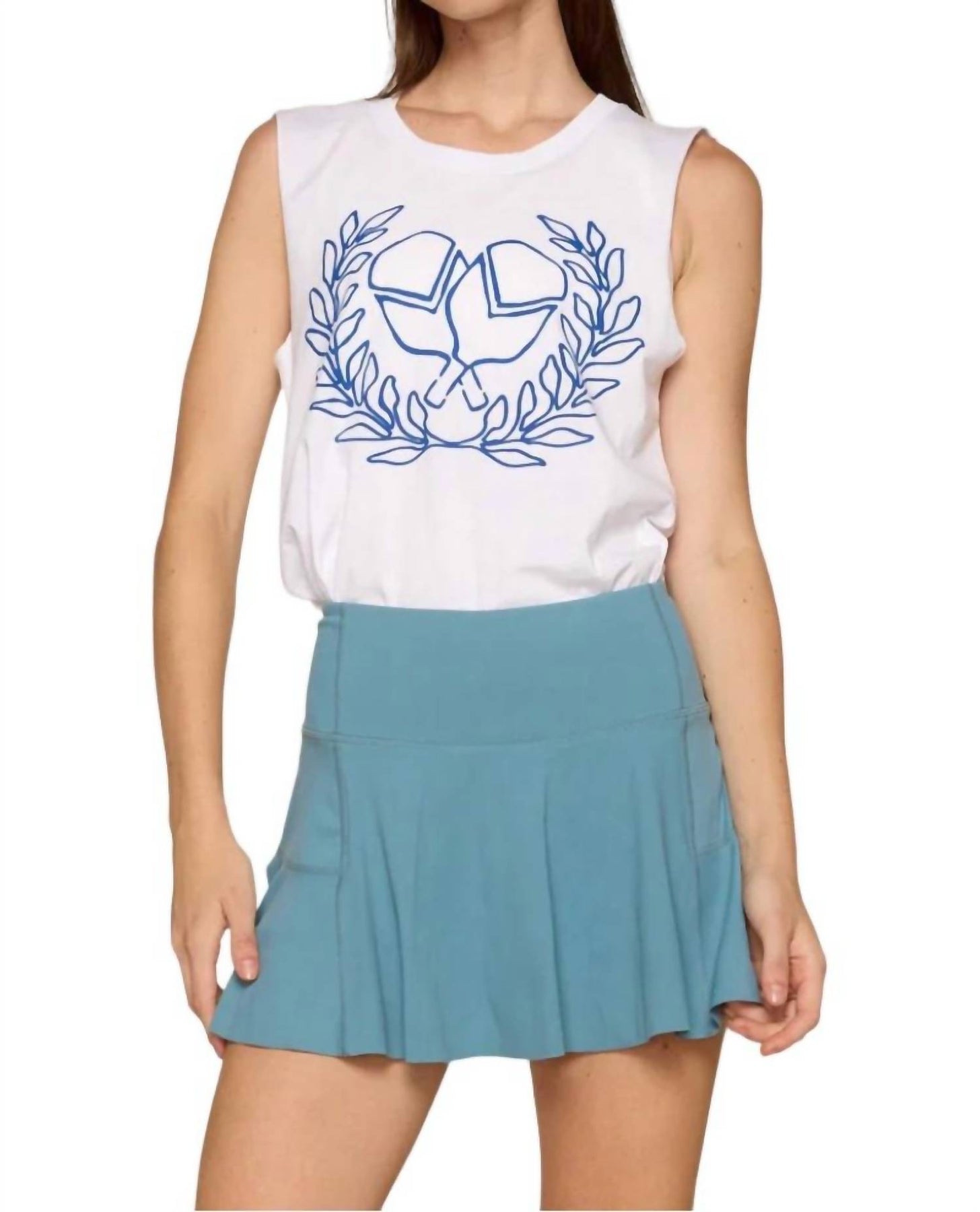 Victory Muscle Top in Weiß