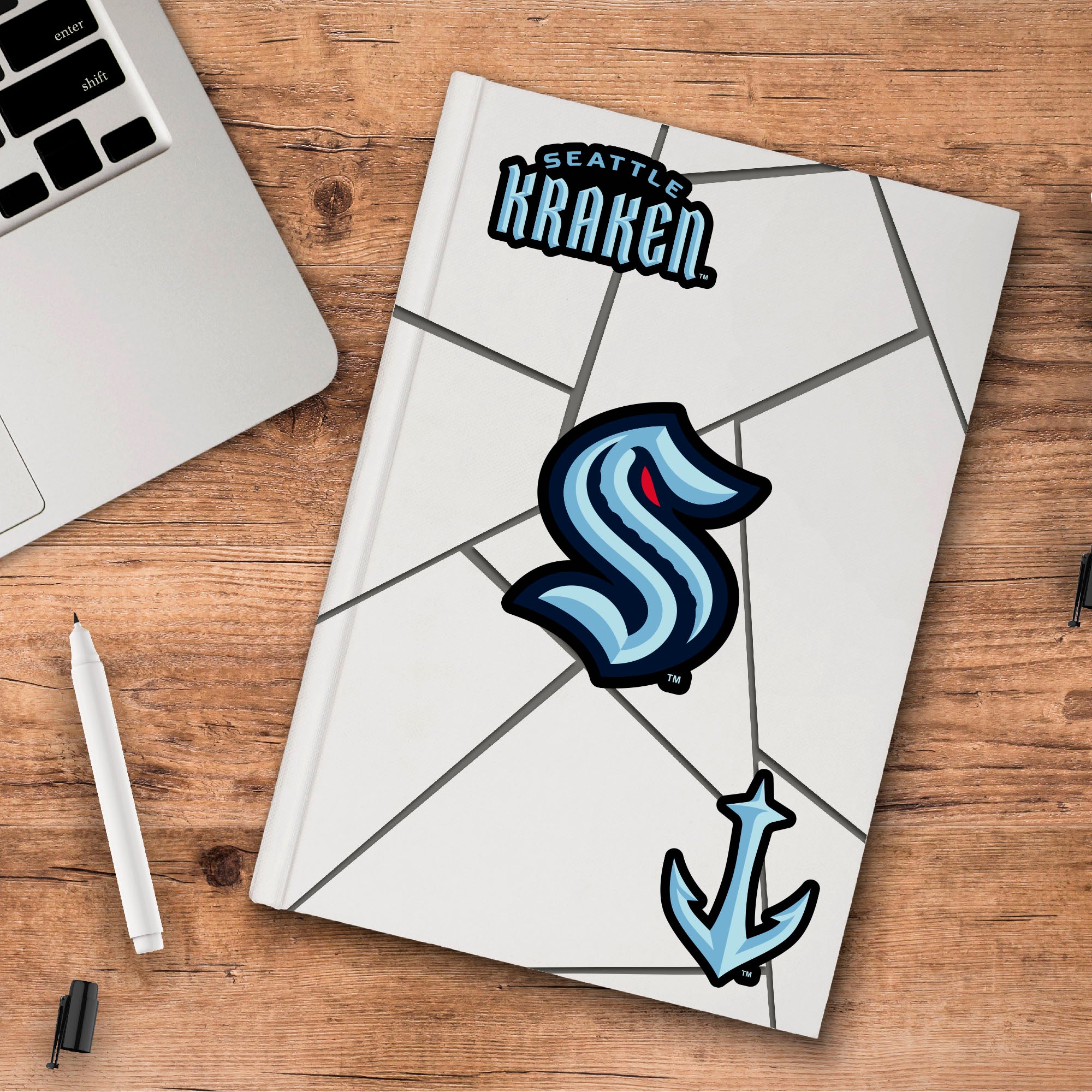 Fanmats Seattle Kraken 3 Stück Aufkleber Set