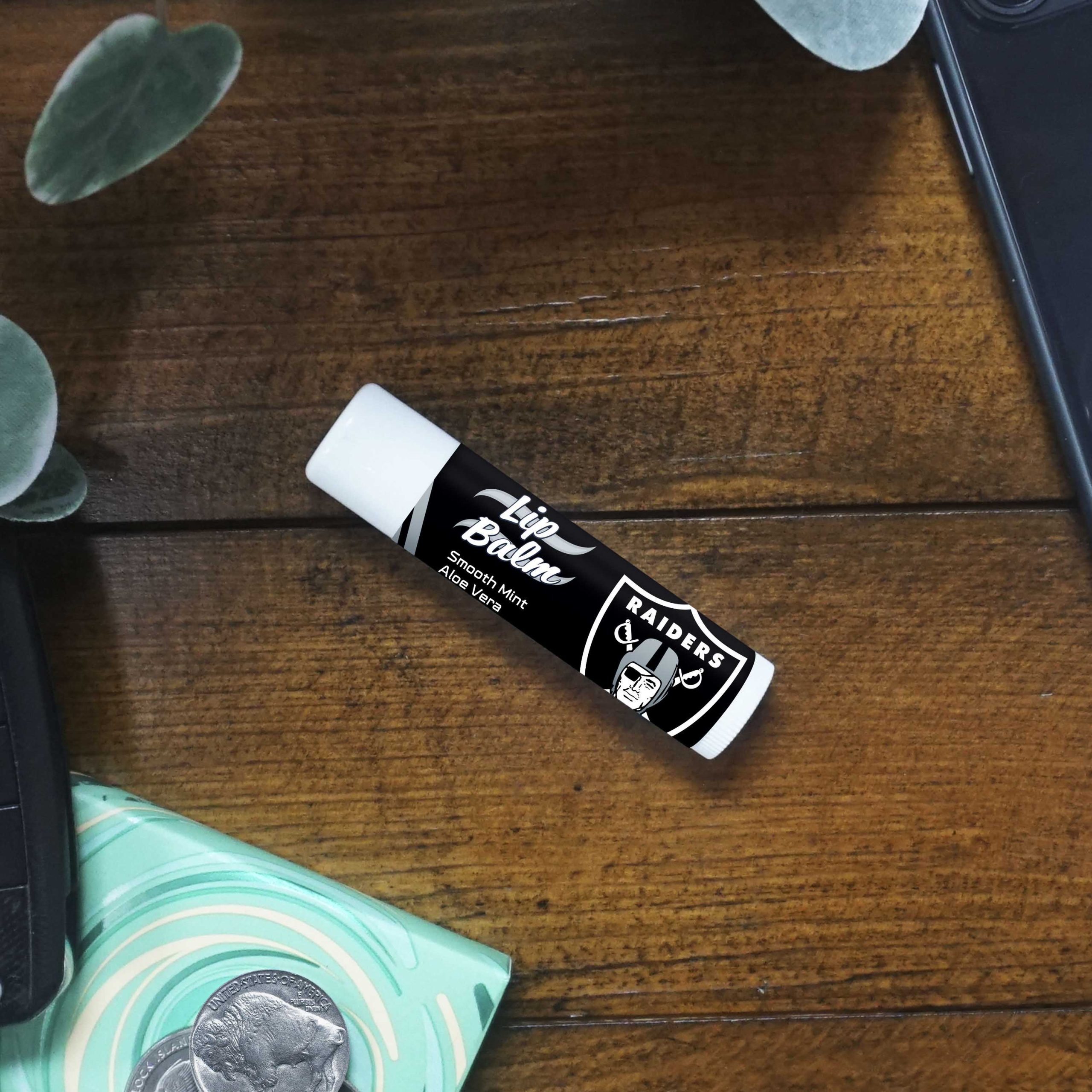 Fanmats Las Vegas Raiders glatt Minze SPF 15 Lippenbalsam