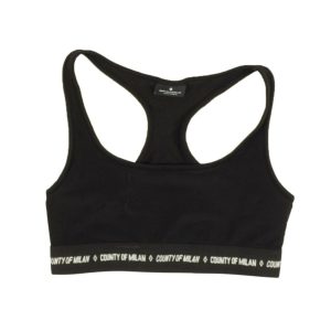 Marcelo Burlon Logo Band Sports Bra schwarz