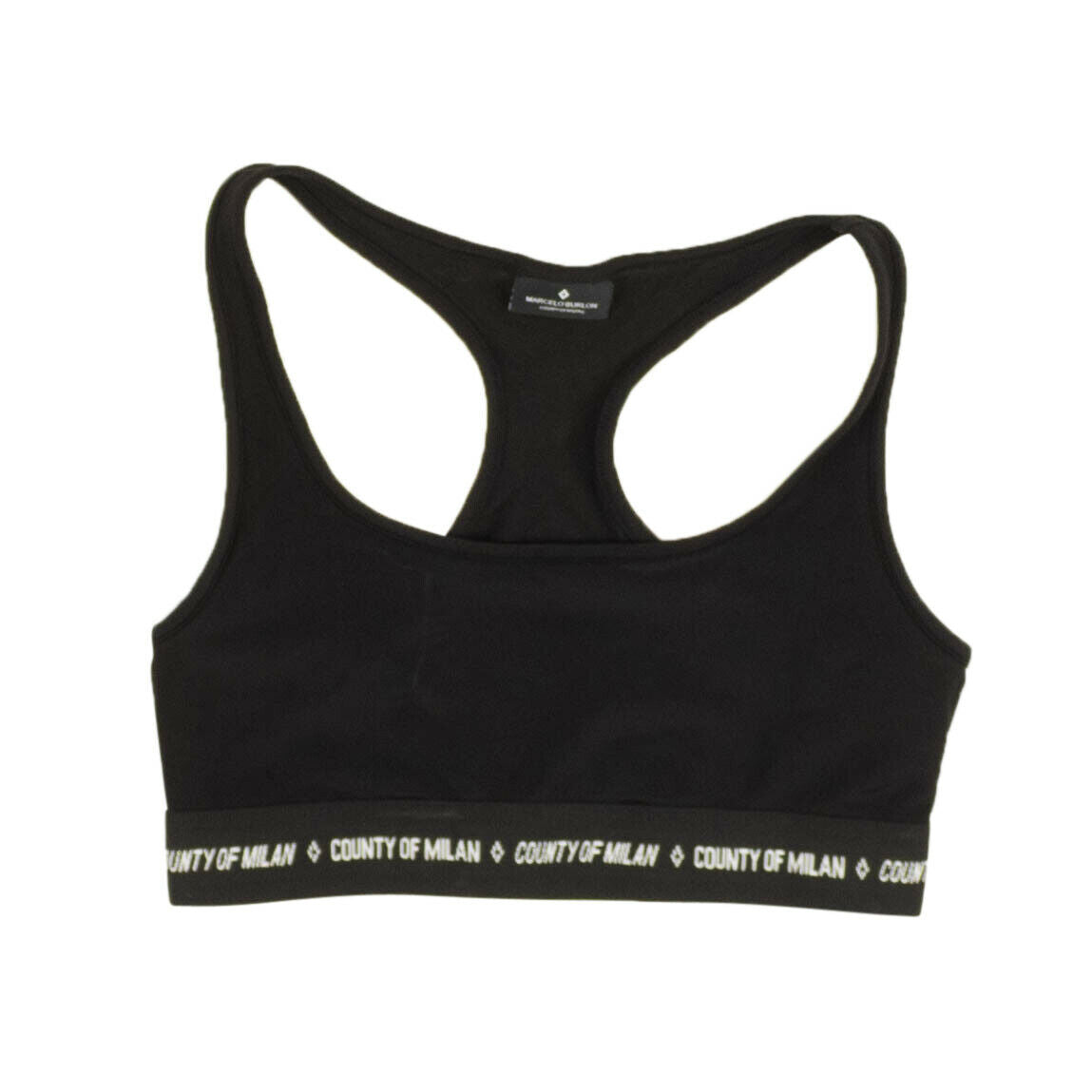 Marcelo Burlon Logo Band Sport-BH – Schwarz