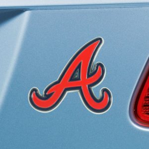 Fanmats Atlanta Braves 3D Farbe Metall Emblem