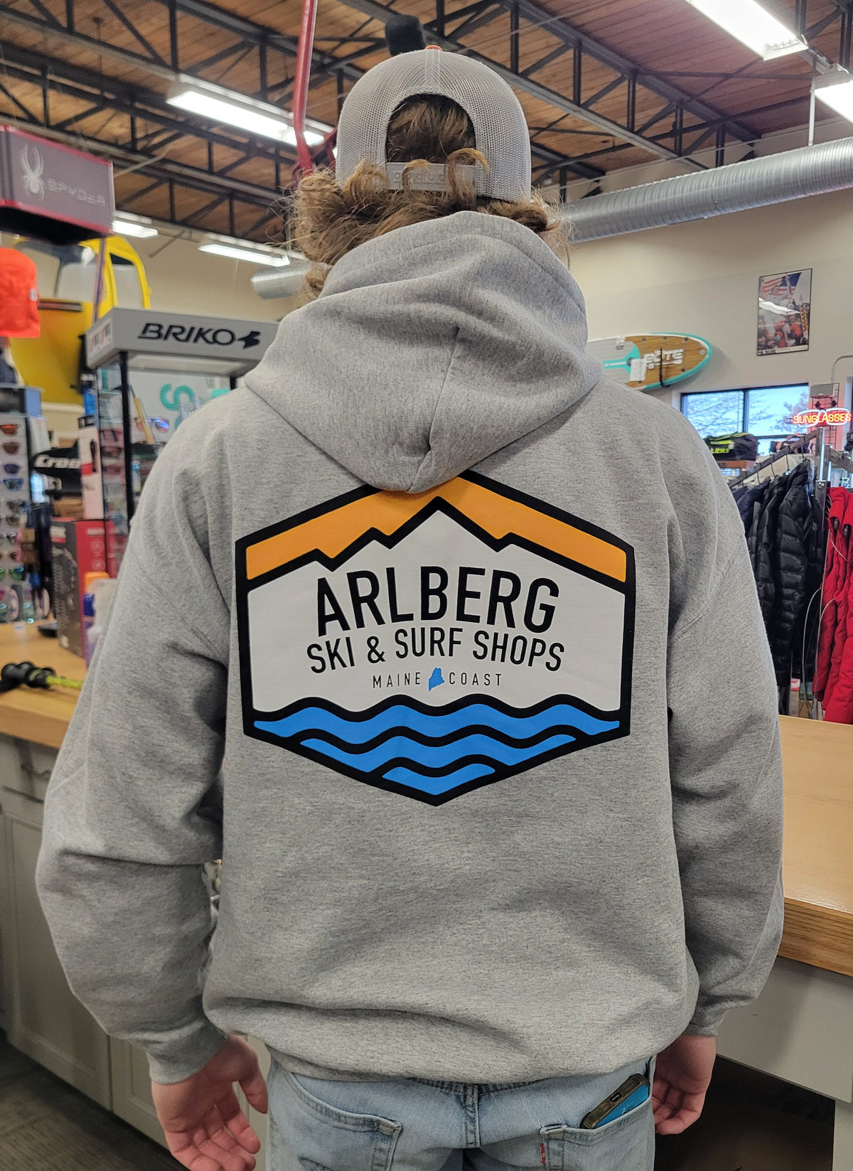 Arlberg Pullover mit Kapuze Sweatshirt – Herren