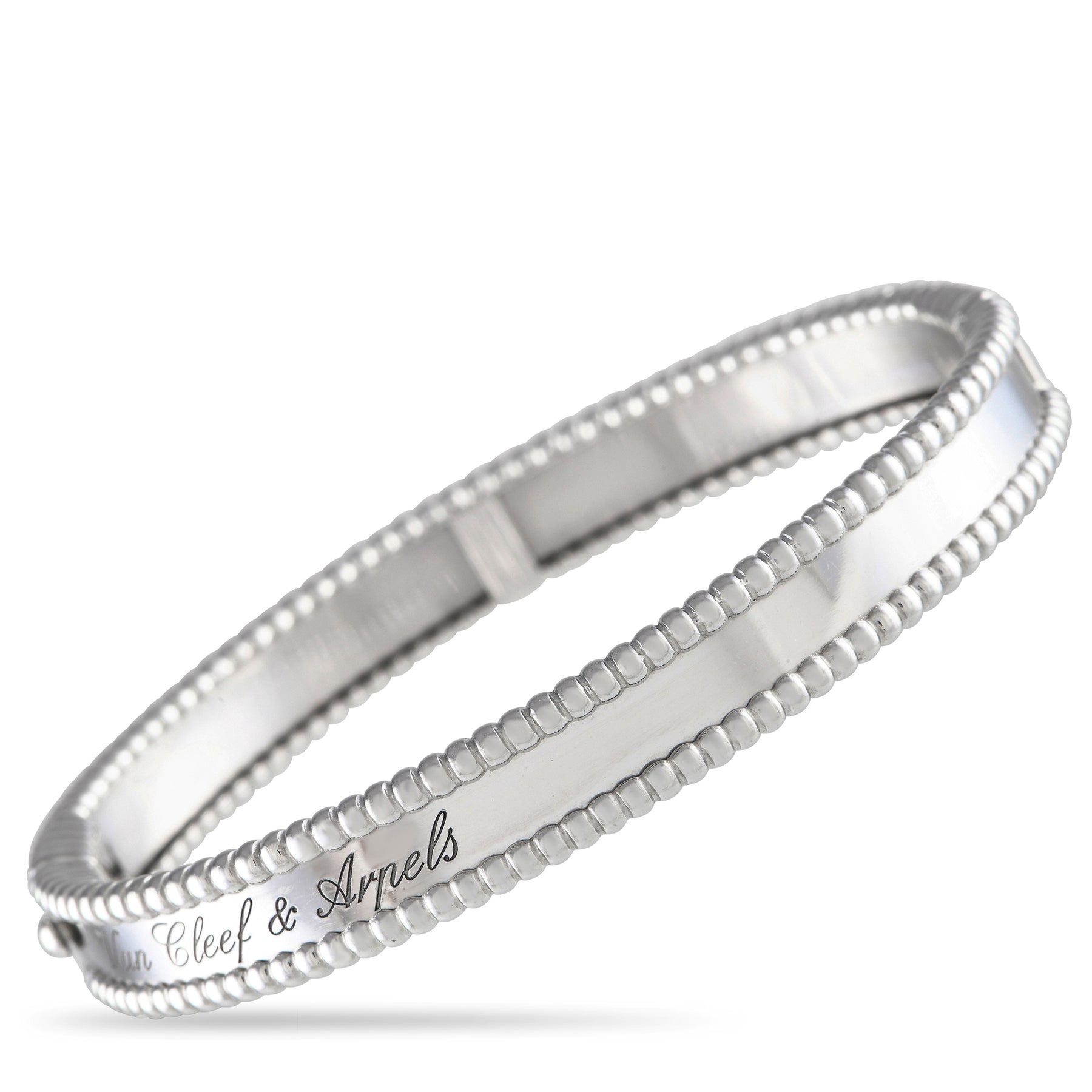 Van Cleef & Arpels Perlee 18 Karat Weißgold Diamantarmband VC27 -031524
