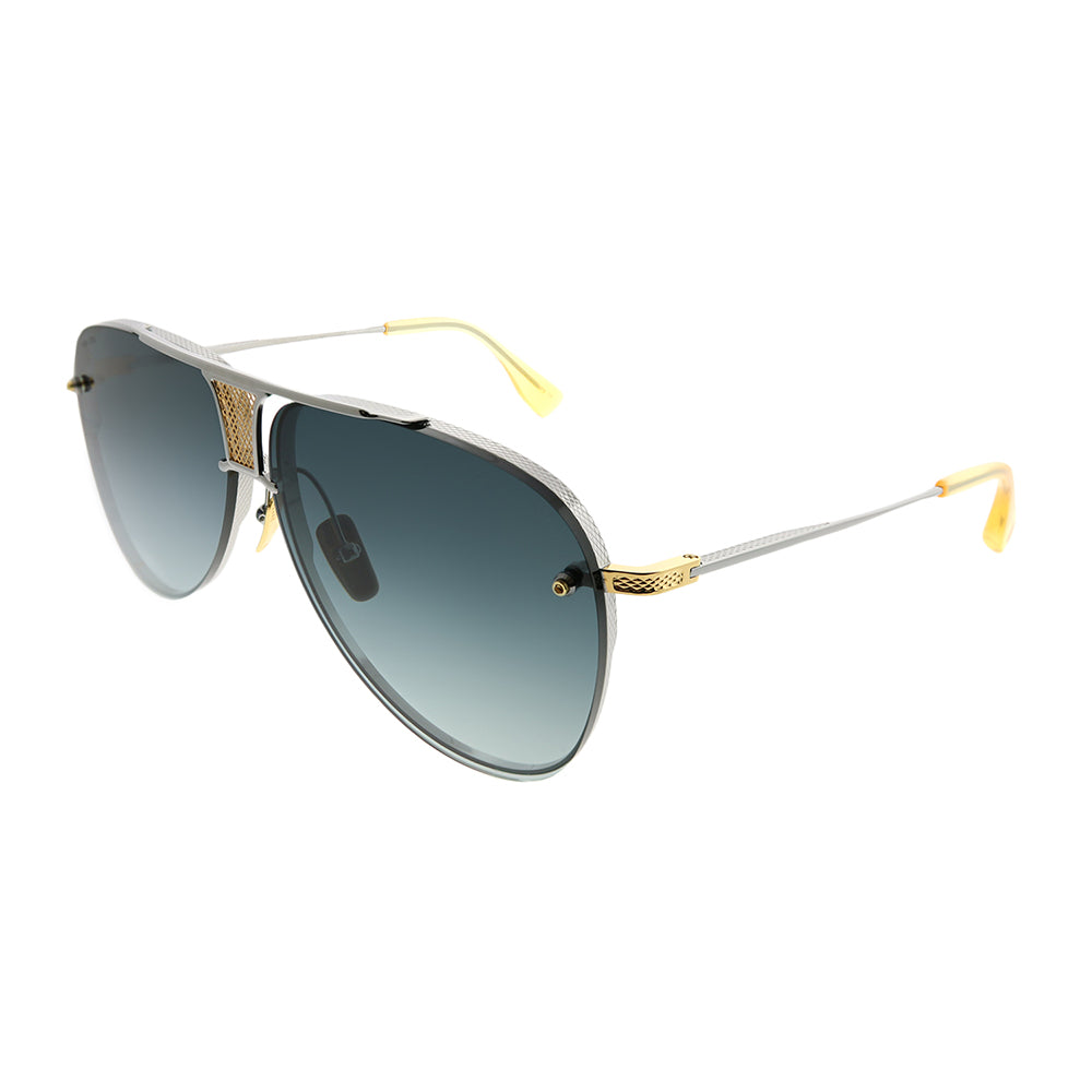 Dita Decade Zwei DRX-2082 A-SLV GLD-62 Unisex Aviator Sonnenbrillen