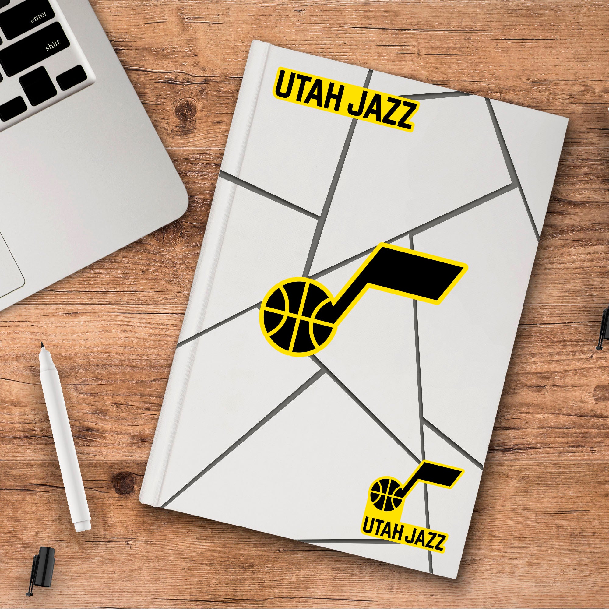 Fanmats Utah Jazz 3 Stück Aufkleber Set