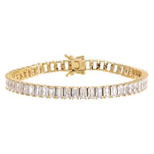CZ Emerald Cut Tennis Armband
