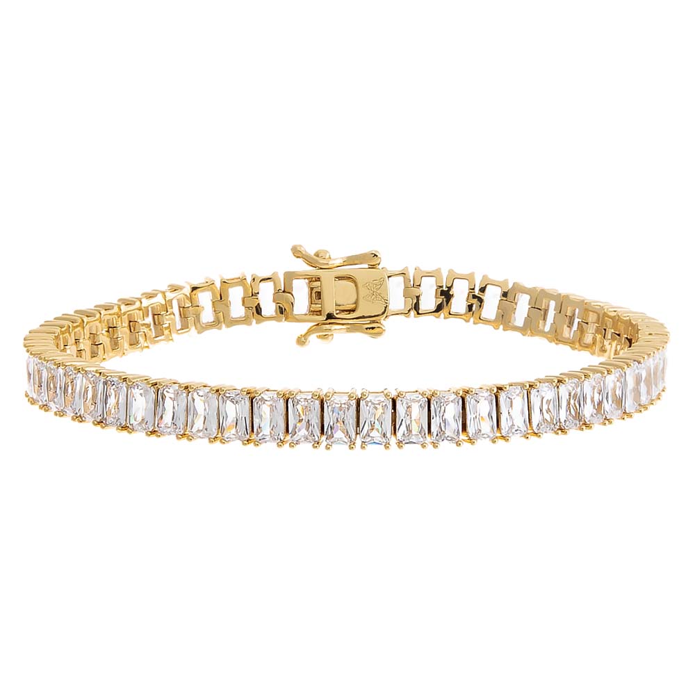 CZ Emerald Cut Tennis Armband
