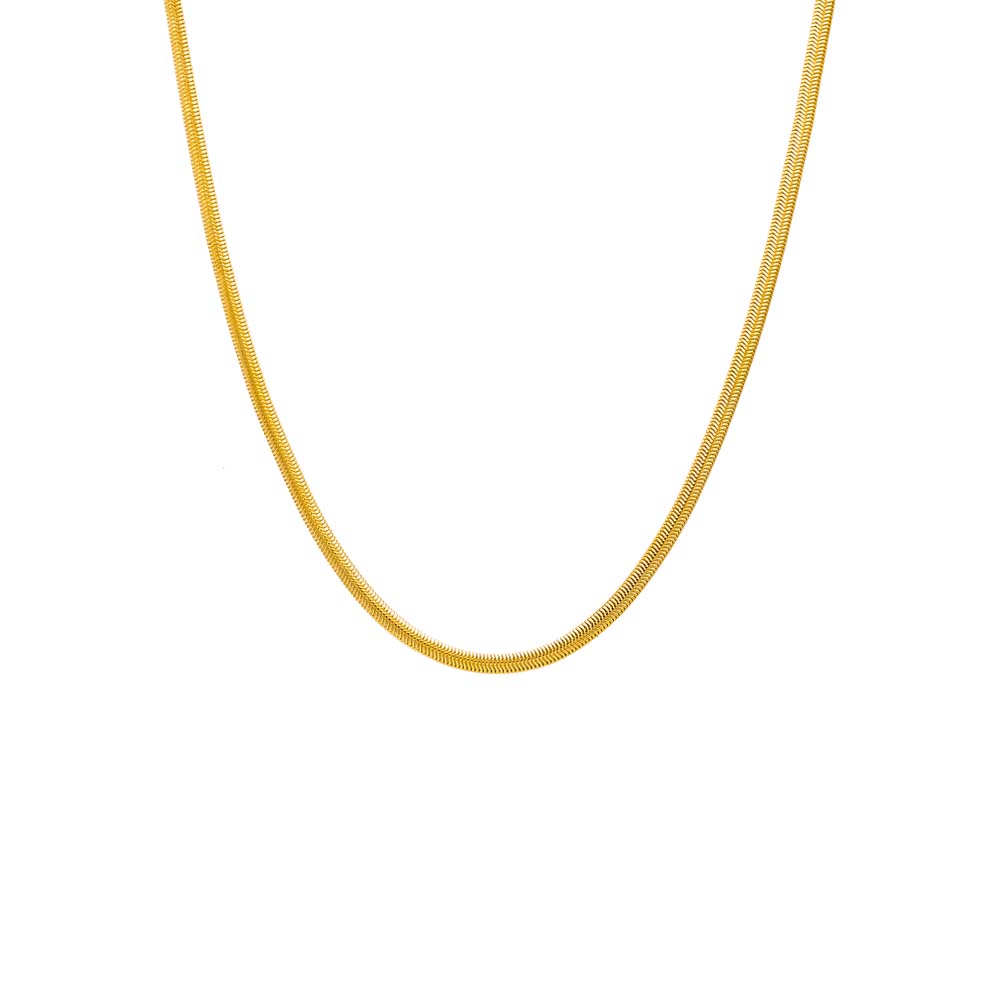 Solide Schlange Choker Halskette