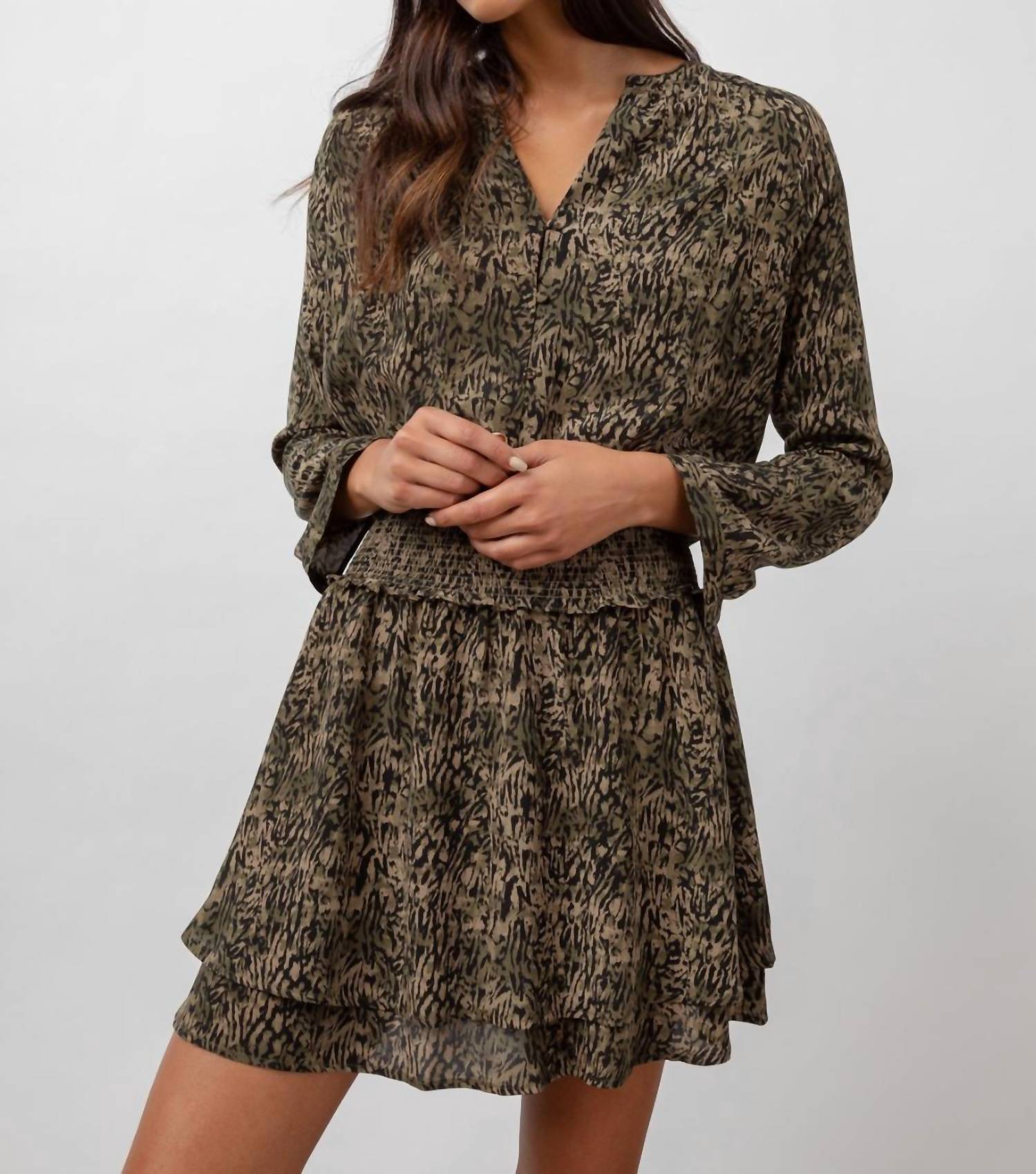 Jasmin Kleid in Oliv Static