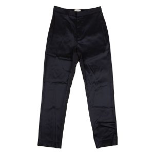 Deveaux Acetate Classic Slim Hose – Marineblau